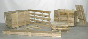 Holzpalettenbox