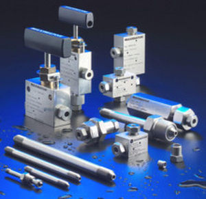 Schraubanschluss / gerade / hydraulisch / Edelstahl