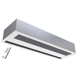 Heißluftschleier / horizontal / für gewerbliche Nutzung / mit Elektroheizung