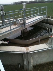 biologische Abwasseraufbereitungsstation