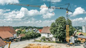 festinstallierter Kran 1