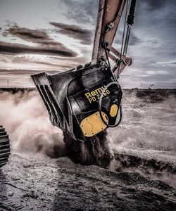 schienenmontiertes Chassis für Baustellenmaschine