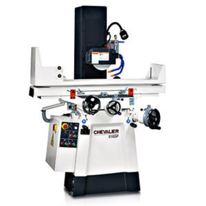 Schleifmaschine mit Senkrechtschleifscheibe