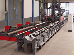 Rollen-Strahlanlage