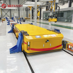 Schienengeführtes Fahrzeug / für Materialumschlag
