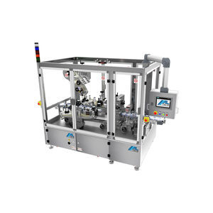 automatischer Drucker mit Etikettenaufbringer