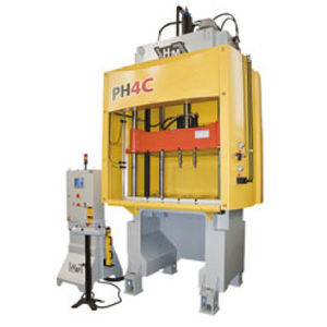 hydraulische Presse / Abgrat / für Stahl / 4-Säulen