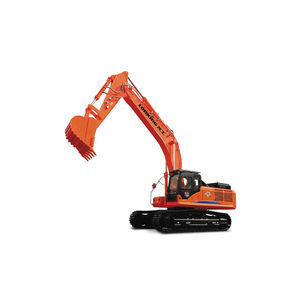 großformatiger Bagger