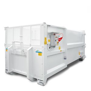 horizontale Müllpresse / mobil / Kunststoff / Karton