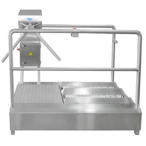 Sohlenreiniger mit 2 Bürsten