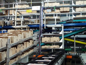 Entladungssystem für Elektrohängebahnen