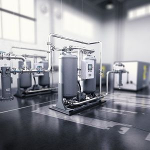 Drucklufttrockner durch Adsorption