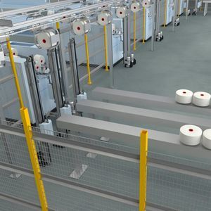 vollautomatisches Wickeltransportsystem