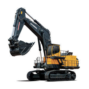 großformatiger Bagger