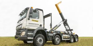 Abrollkipper mit LKW Haken 1