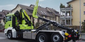 Abrollkipper mit LKW Haken 1