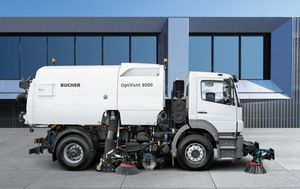 Kehrmaschine für Anbau