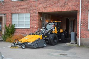 Kehrmaschine für Lademaschinen