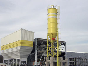 festinstallierte Betonmischanlage