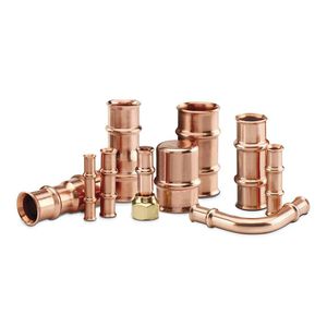 Bolzenanschluss / gerade / hydraulisch / Kupfer
