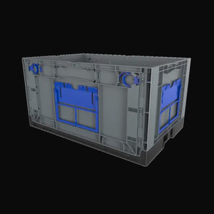 Kunststoff-Palettenbox