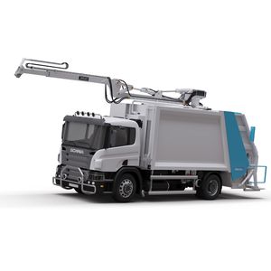 Hecklader-Müllwagen