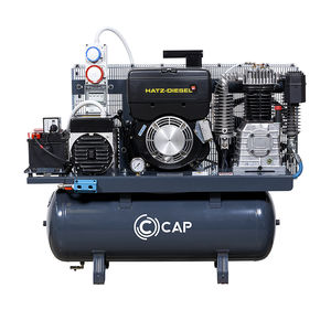 Luftkompressor / stationär / mit Dieselmotor / Kolben