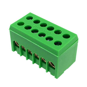 Klemmenblock auf DIN-Schiene 1