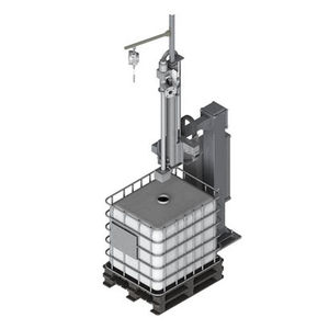 IBC-Abfüllanlage / für die chemische Industrie / für niederviskose Flüssigkeiten / halbautomatisch