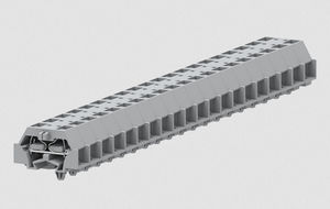 Klemmenblock auf DIN-Schiene