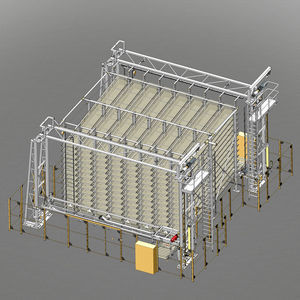 horizontales automatisches Lagersystem 1