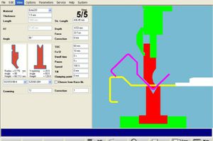 Software für Biegeprozesse