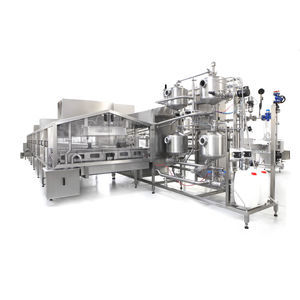 Abfüllmaschine mit Traysealer / für Käse