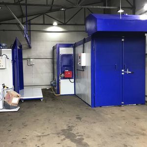 manueller Pulverbeschichtungsanlage