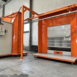offene Pulverbeschichtungskabine