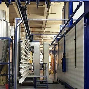 manueller Pulverbeschichtungsanlage
