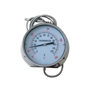 Thermometer / Gasdruck mit Fernleitung / analog / Eintauchfühler / Edelstahl