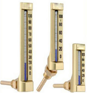 Flüssigkeitsausdehnungsthermometer / mit direkter Anzeige / Eintauchfühler / aus Glas