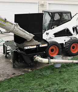 Betonpumpe für Lademaschinen
