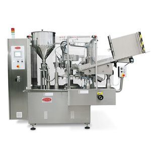 elektrisch betätigte Abfüllmaschine mit Traysealer