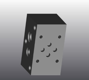 2-Wege-Hydraulikblock