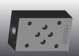 4-Wege-Hydraulikblock