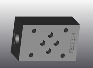 4-Wege-Hydraulikblock