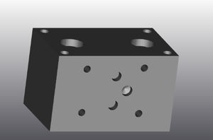 2-Wege-Verteilerblock