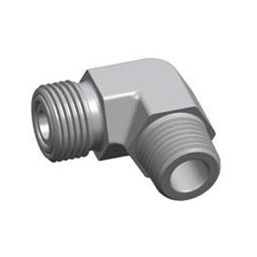 Gewindeanschluss / 90°-Winkel / hydraulisch / mit o-Ring