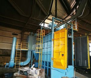 Strahlanlage mit Haken