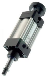pneumatischer Zylinder / Doppel / Parallelkolbenstange / mit Querverstrebung