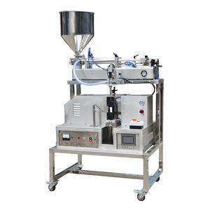 halbautomatische Abfüllmaschine mit Traysealer