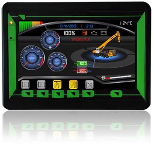 Touchscreen-Terminal / mit Tastatur / einbaufähig / 800 x 480