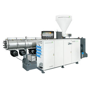 Rohrextruder / für PVC / parallele Doppelschnecken